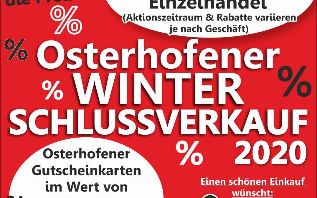 Osterhofener Winterschlussverkauf