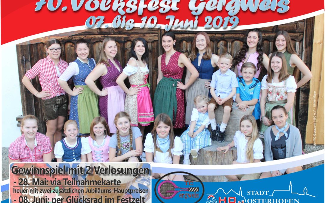 Gewinnspiel zum Volksfest Gergweis